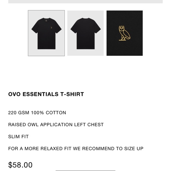 Ovo shirt (drake) - Picture 5 of 5